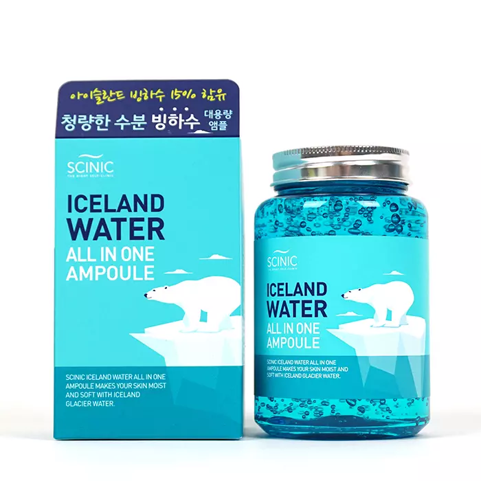 Увлажняющая сыворотка с ледниковой водой Scinic Iceland Water All in One Ampoule